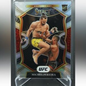 Michel Pereira 2021 Panini Select Champions Rookie RC MMA UFC Card